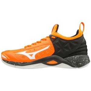 Mizuno Wave Momentum Erkek Voleybol Ayakkabısı Turuncu/Siyah (Tr.RUJ)